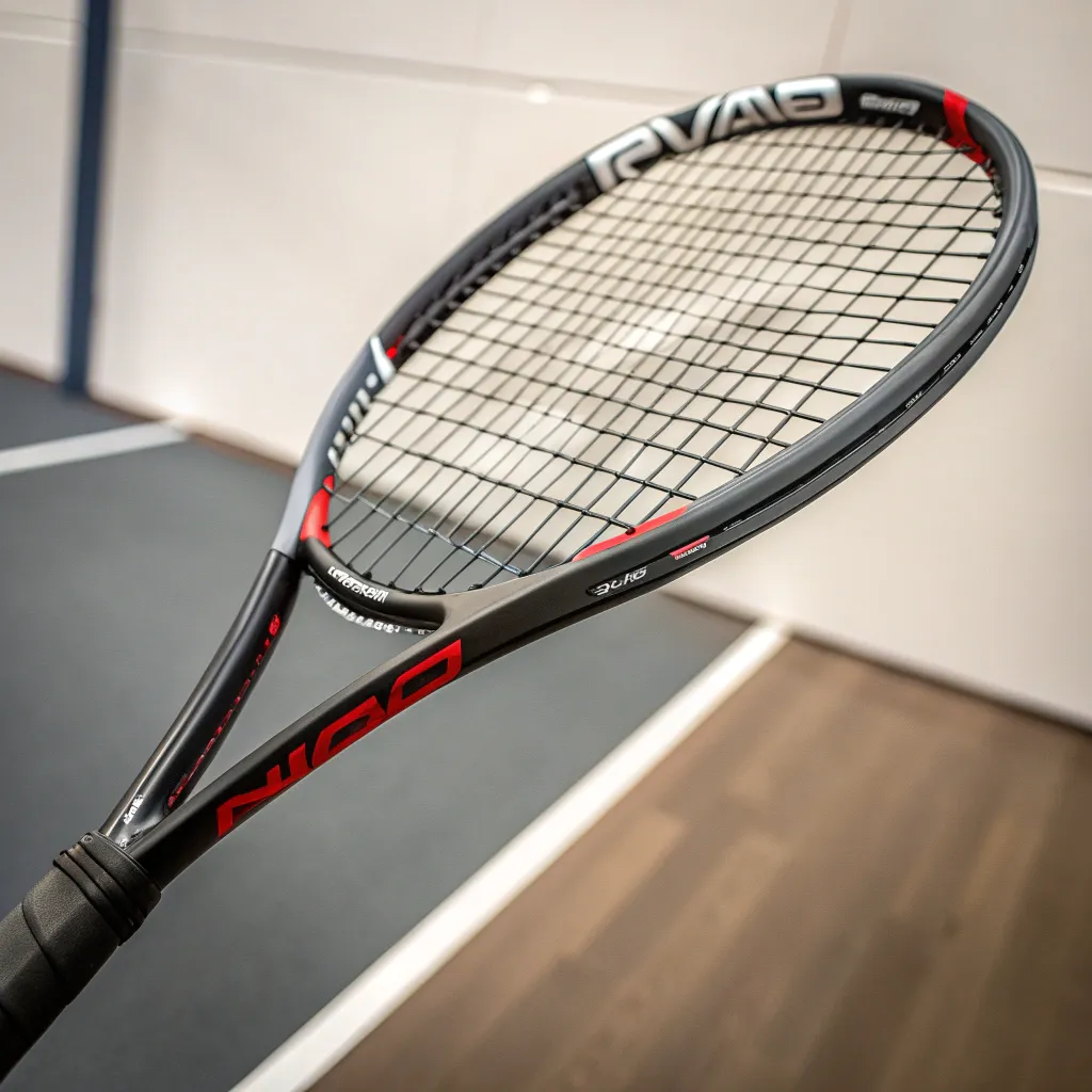 Advanced tennis racket with a robust frame